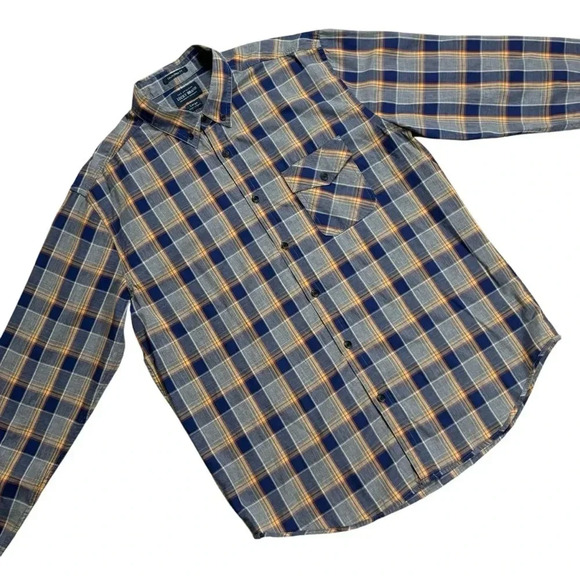 Lucky Brand California Fit Long Sleeve Plaid Button Down Shirt - Picture 3 of 9